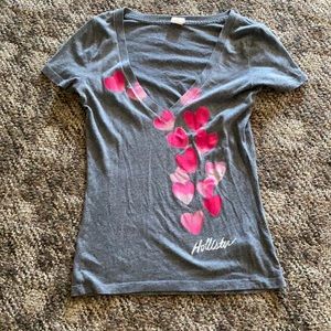 Hollister v neck t shirt